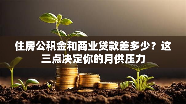 住房公积金和商业贷款差多少?这三点决定你的月供压力 住房公积金和商业贷款差多少?这三点决定你的月供压力