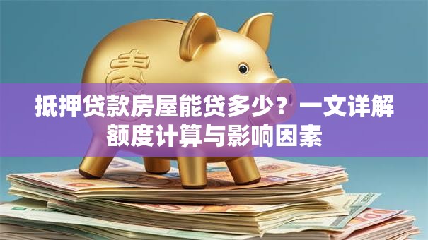 抵押贷款房屋能贷多少?一文详解额度计算与影响因素 抵押贷款房屋能贷多少?一文详解额度计算与影响因素