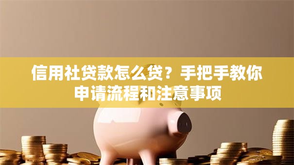 信用社贷款怎么贷?手把手教你申请流程和注意事项 信用社贷款怎么贷?手把手教你申请流程和注意事项