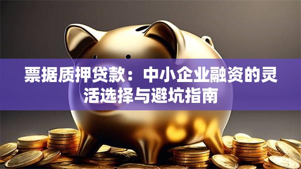 票据质押贷款：中小企业融资的灵活选择与避坑指南