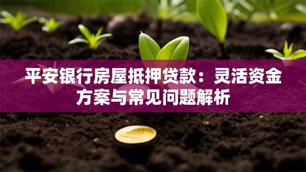 平安银行房屋抵押贷款：灵活资金方案与常见问题解析