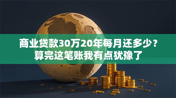 商业贷款30万20年每月还多少？算完这笔账我有点犹豫了