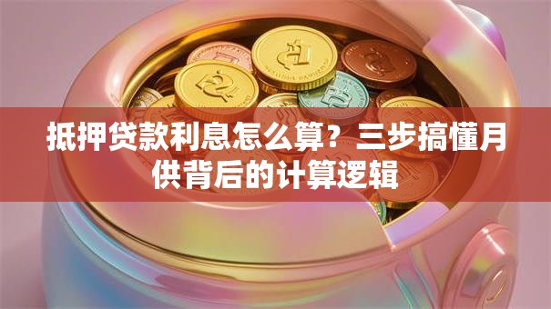 抵押贷款利息怎么算？三步搞懂月供背后的计算逻辑