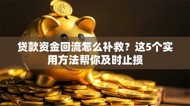 贷款资金回流怎么补救?这5个实用方法帮你及时止损 贷款资金回流怎么补救?这5个实用方法帮你及时止损