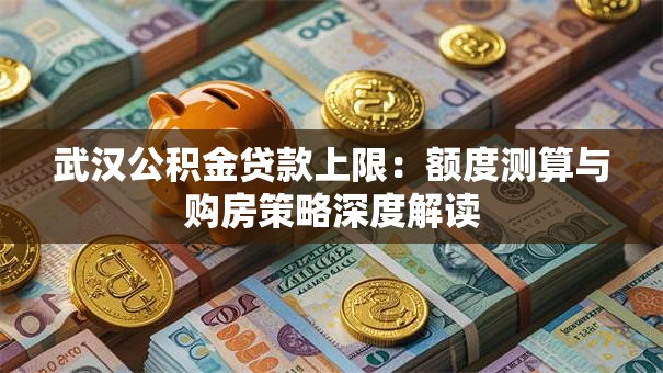 武汉公积金贷款上限：额度测算与购房策略深度解读