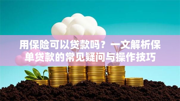 用保险可以贷款吗？一文解析保单贷款的常见疑问与操作技巧