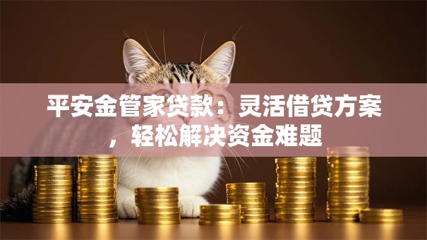 平安金管家贷款：灵活借贷方案，轻松解决资金难题