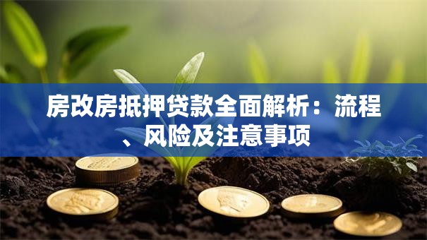 房改房抵押贷款全面解析：流程、风险及注意事项
