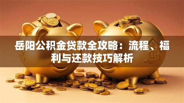 岳阳公积金贷款全攻略：流程、福利与还款技巧解析