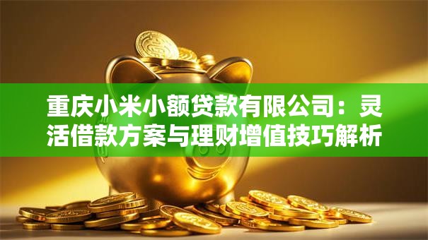 重庆小米小额贷款有限公司：灵活借款方案与理财增值技巧解析
