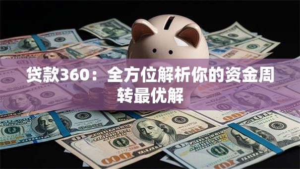 贷款360：全方位解析你的资金周转最优解