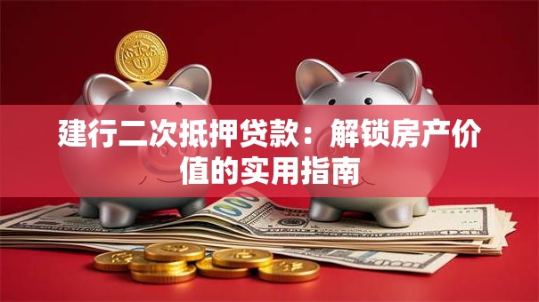 建行二次抵押贷款：解锁房产价值的实用指南