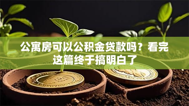公寓房可以公积金贷款吗?看完这篇终于搞明白了 公寓房可以公积金贷款吗?看完这篇终于搞明白了