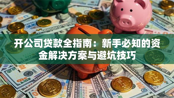 开公司贷款全指南：新手必知的资金解决方案与避坑技巧