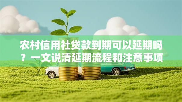 农村信用社贷款到期可以延期吗？一文说清延期流程和注意事项