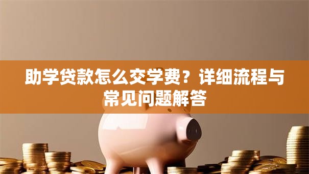 助学贷款怎么交学费?详细流程与常见问题解答 助学贷款怎么交学费?详细流程与常见问题解答
