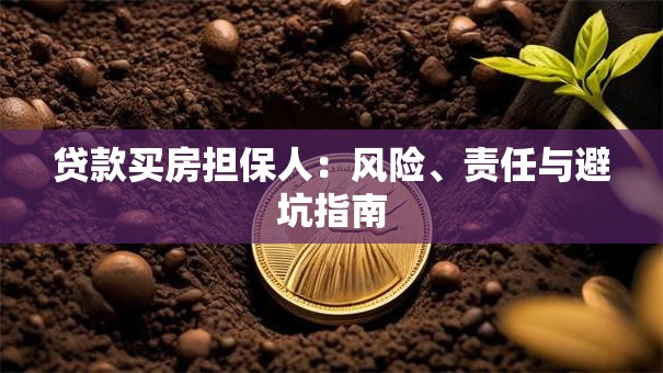贷款买房担保人：风险、责任与避坑指南