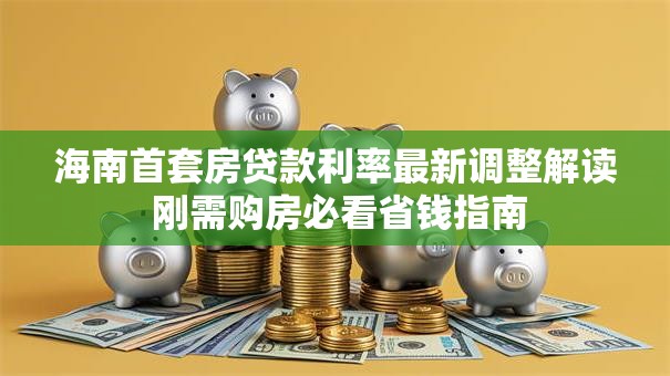 海南首套房贷款利率最新调整解读 刚需购房必看省钱指南