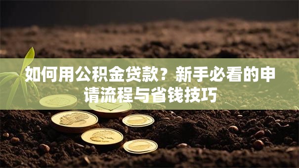 如何用公积金贷款?新手必看的申请流程与省钱技巧 如何用公积金贷款?新手必看的申请流程与省钱技巧
