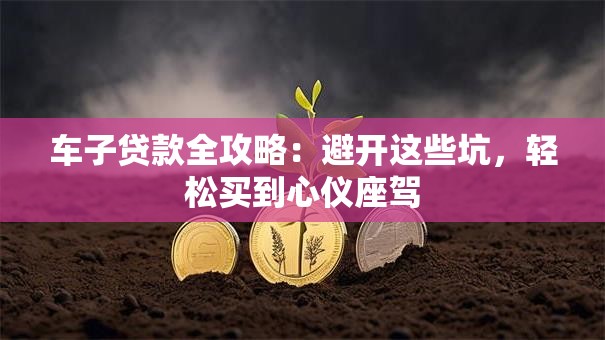 车子贷款全攻略：避开这些坑，轻松买到心仪座驾