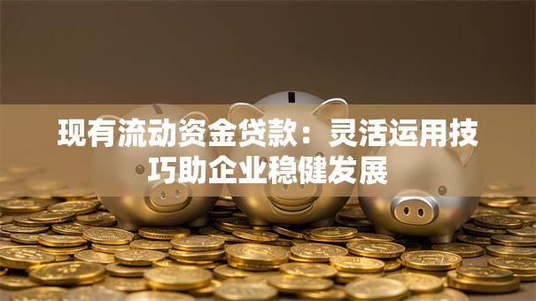 现有流动资金贷款：灵活运用技巧助企业稳健发展