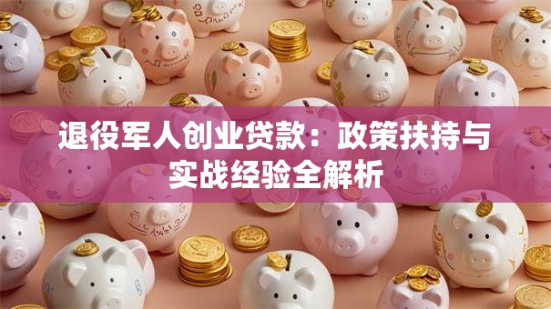退役军人创业贷款:政策扶持与实战经验全解析 退役军人创业贷款:政策扶持与实战经验全解析
