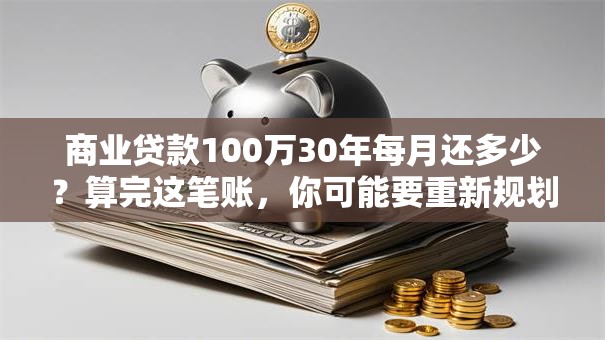 商业贷款100万30年每月还多少？算完这笔账，你可能要重新规划预算！