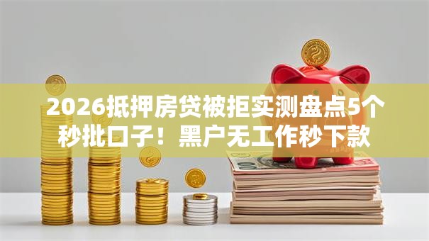 2026抵押房贷被拒实测盘点5个秒批口子!黑户无工作秒下款 2026抵押房贷被拒实测盘点5个秒批口子!黑户无工作秒下款