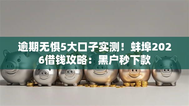 逾期无惧5大口子实测！蚌埠2026借钱攻略：黑户秒下款