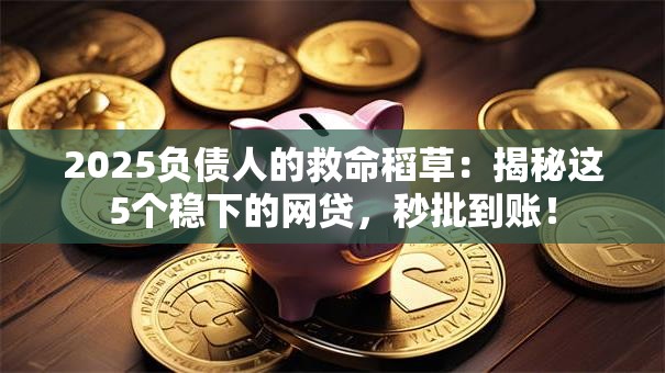 2025负债人的救命稻草：揭秘这5个稳下的网贷，秒批到账！
