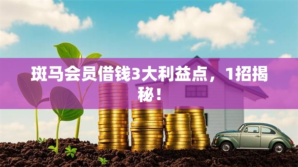斑马会员借钱3大利益点,1招揭秘! 斑马会员借钱3大利益点,1招揭秘!