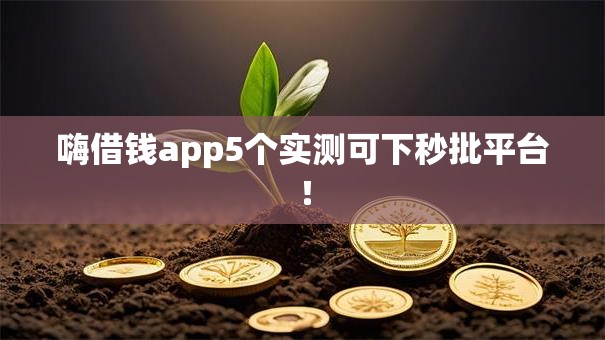 嗨借钱app5个实测可下秒批平台! 嗨借钱app5个实测可下秒批平台!
