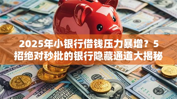2025年小银行借钱压力暴增？5招绝对秒批的银行隐藏通道大揭秘！