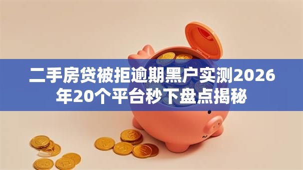 二手房贷被拒逾期黑户实测2026年20个平台秒下盘点揭秘