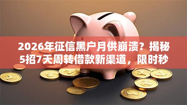 2026年征信黑户月供崩溃?揭秘5招7天周转借款新渠道,限时秒批! 2026年征信黑户月供崩溃?揭秘5招7天周转借款新渠道,限时秒批!