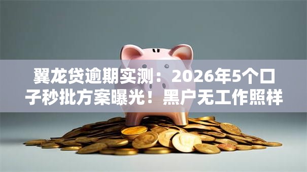翼龙贷逾期实测：2026年5个口子秒批方案曝光！黑户无工作照样下款