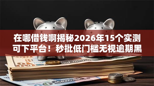在哪借钱啊揭秘2026年15个实测可下平台!秒批低门槛无视逾期黑户 在哪借钱啊揭秘2026年15个实测可下平台!秒批低门槛无视逾期黑户