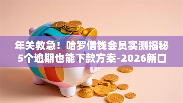 年关救急！哈罗借钱会员实测揭秘5个逾期也能下款方案-2026新口子秒批无门槛！
