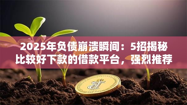 2025年负债崩溃瞬间：5招揭秘比较好下款的借款平台，强烈推荐秒下！