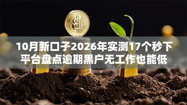 10月新口子2026年实测17个秒下平台盘点逾期黑户无工作也能低门槛秒批