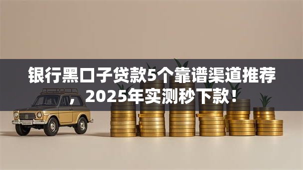 银行黑口子贷款5个靠谱渠道推荐,2025年实测秒下款! 银行黑口子贷款5个靠谱渠道推荐,2025年实测秒下款!