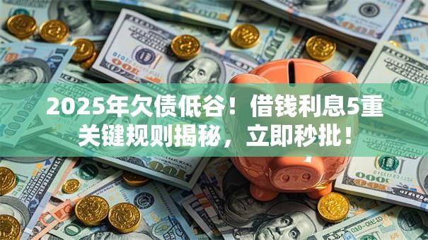 2025年欠债低谷！借钱利息5重关键规则揭秘，立即秒批！