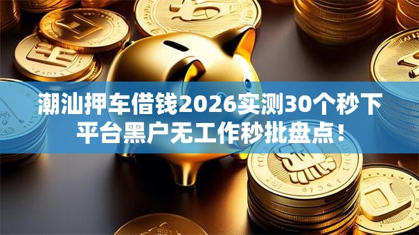 潮汕押车借钱2026实测30个秒下平台黑户无工作秒批盘点! 潮汕押车借钱2026实测30个秒下平台黑户无工作秒批盘点!