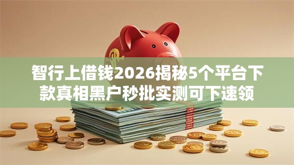 智行上借钱2026揭秘5个平台下款真相黑户秒批实测可下速领 智行上借钱2026揭秘5个平台下款真相黑户秒批实测可下速领