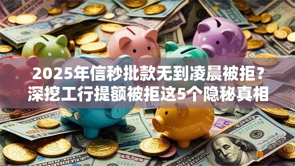 2025年信秒批款无到凌晨被拒?深挖工行提额被拒这5个隐秘真相,速看破解立刻批! 2025年信秒批款无到凌晨被拒?深挖工行提额被拒这5个隐秘真相,速看破解立刻批!