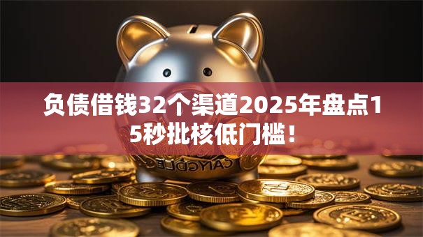 负债借钱32个渠道2025年盘点15秒批核低门槛! 负债借钱32个渠道2025年盘点15秒批核低门槛!
