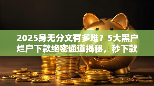 2025身无分文有多难？5大黑户烂户下款绝密通道揭秘，秒下款！