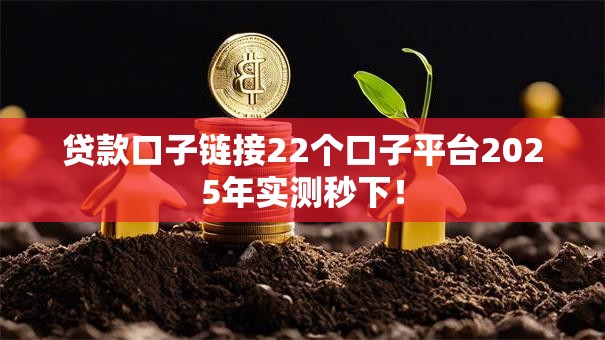贷款口子链接22个口子平台2025年实测秒下！