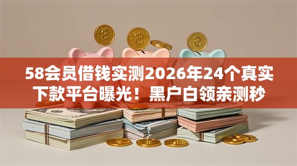 58会员借钱实测2026年24个真实下款平台曝光!黑户白领亲测秒下无工作也能低门槛! 58会员借钱实测2026年24个真实下款平台曝光!黑户白领亲测秒下无工作也能低门槛!