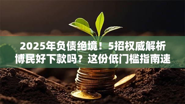 2025年负债绝境!5招权威解析博民好下款吗?这份低门槛指南速领! 2025年负债绝境!5招权威解析博民好下款吗?这份低门槛指南速领!